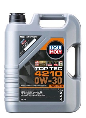 LIQUI MOLY 21605 LIQUI MOLY LM Top Tec 4210 0W-30 21605 5 l Kanister Kunststoff