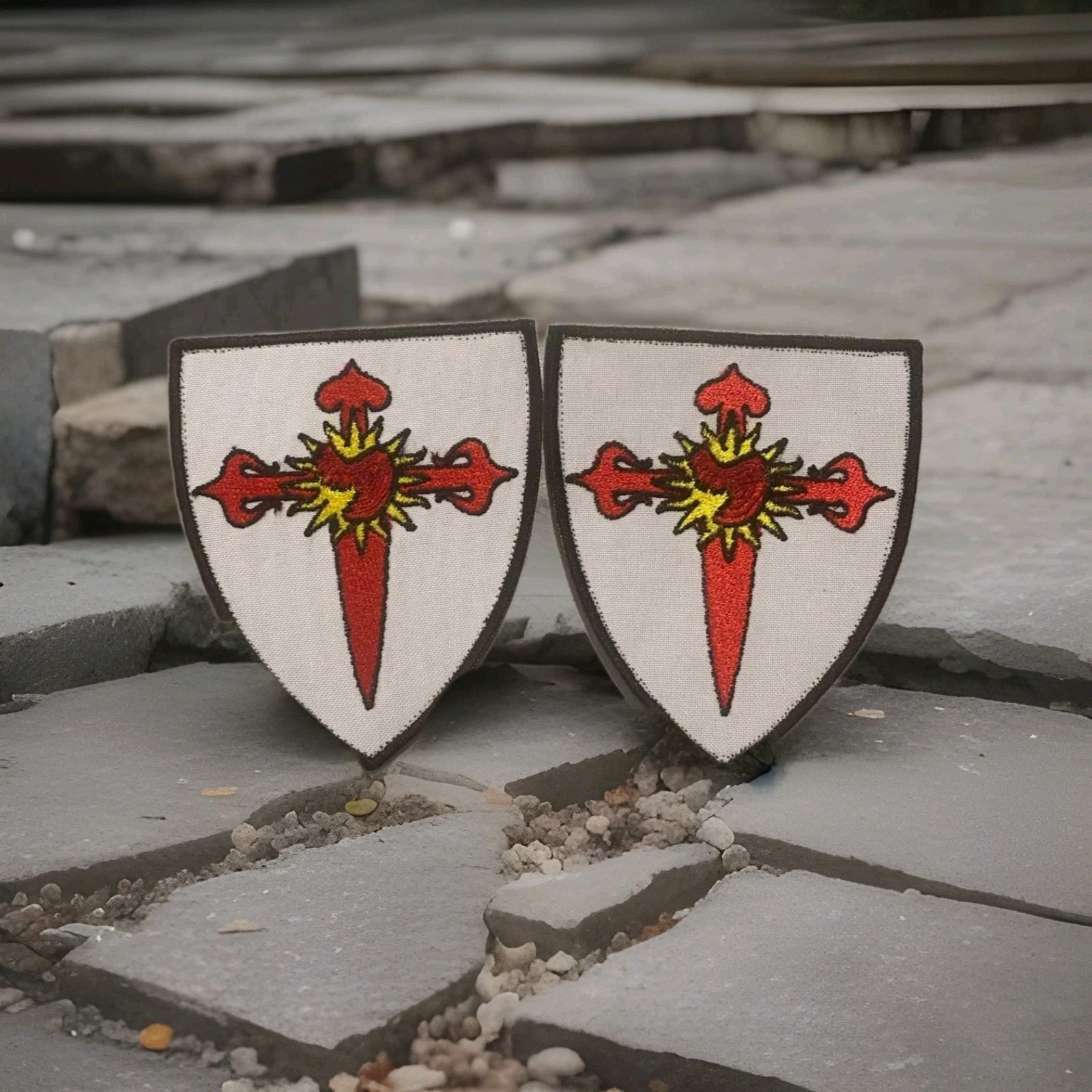 Patch with the symbols of the Order of the Wing of St. Michael.