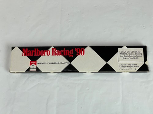 vintage Marlboro Racing Team 1990 Philip Morris Advertising Watch NOS NIB - Picture 5 of 5