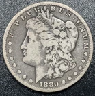 1880-CC Carson City Mint Morgan Silver $1 Dollar VF Very Fine