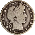 1897-O Barber Half Dollar