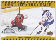 16/17 UD...CONNOR McDAVID...DON'T FEED THE GOALIE...CARD # DFG-CM...OILERS