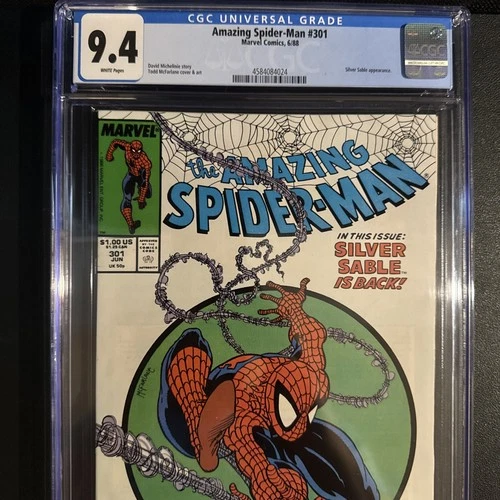Amazing Spider-Man #301 Direct CGC 9.4 1988 4584084024