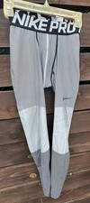  Nike Pro Combat Compression Pant Men Small Striped Football Training Tights