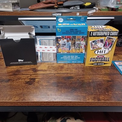 2022 Topps Heritage Hanger Box And 2013 HIT Low Series  Box And 2019 Topps On...