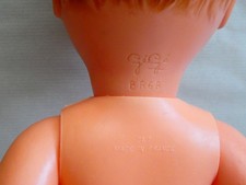 Lot 2 Poupons Gégé Benjamin - 35 Cm - Made In France Années 70 + Vêtements
