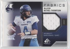 2021 SP Game Used Edition CFL Fabrics Mcleod Bethel-Thompson #MB 6kv