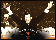 2011 Upper Deck University of Texas Darrell Royal #2 Texas Longhorns