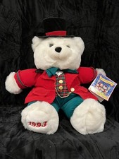 1993 Charles Dickens A Christmas Carol Boy Plush Teddy Bear