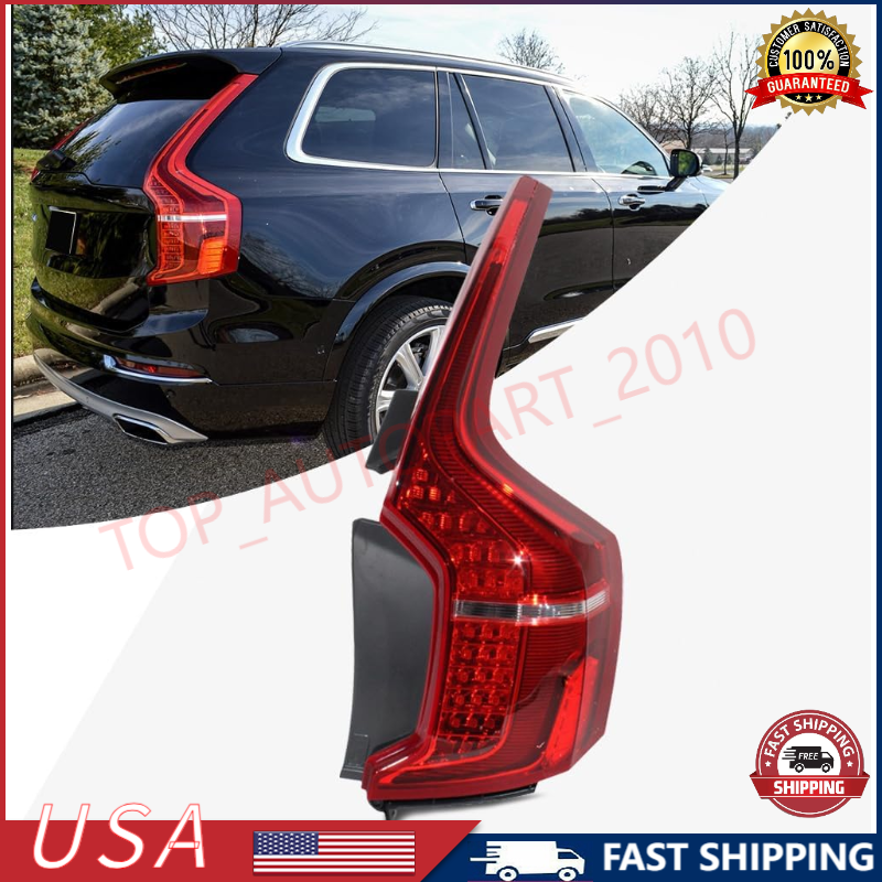 2016-2024 Volvo XC90 Right Passenger LED Tail Light Assembly
