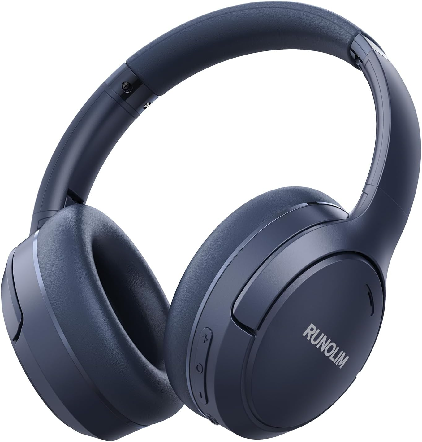 Hybrid Active Noise Cancelling Headphones, 65H Playtime, Built-In Microphone, Bl