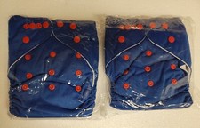 MG Baby Cloth Diapers 2 Packs Blue