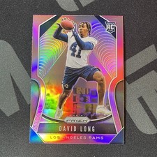 2019 Panini Prizm David Long Pink Rookie Los Angeles Rams #386