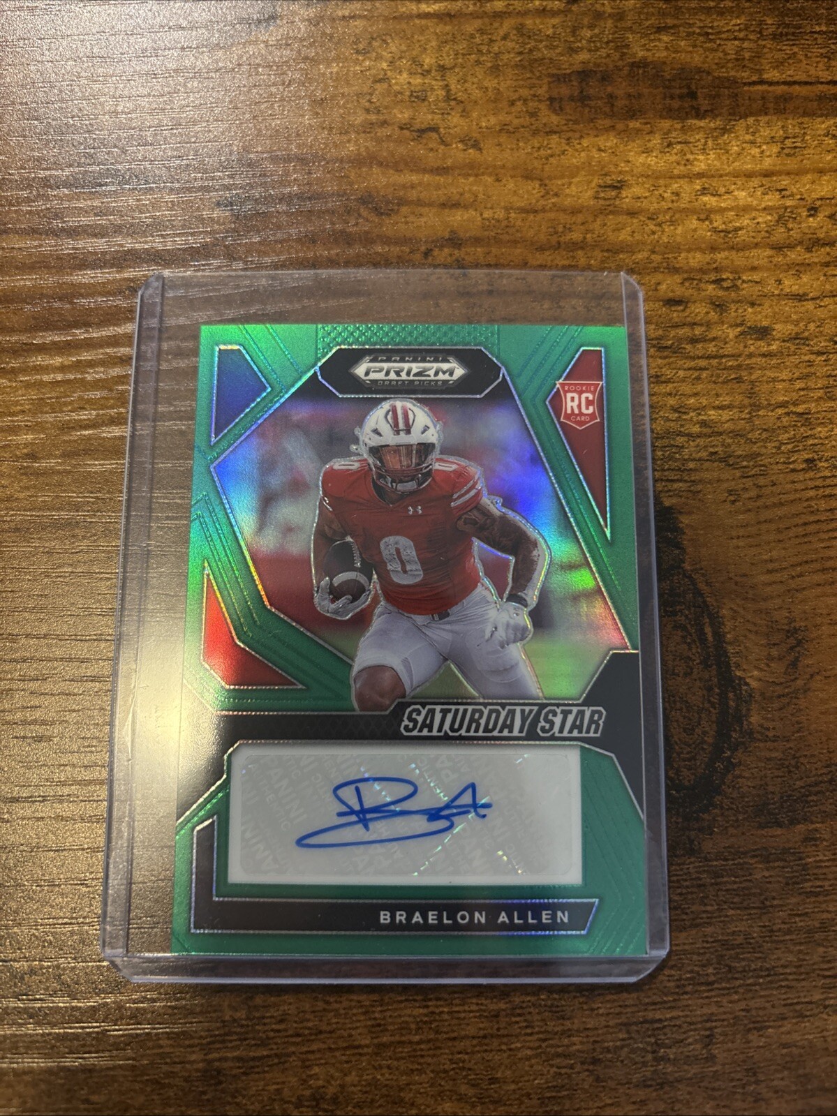 2024 Prizm Draft Picks Braelon Allen Saturday Star Green Prizm #SSS-BAN