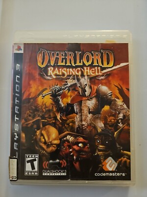 Overlord Raising Hell PS3 w/Box No Booklet