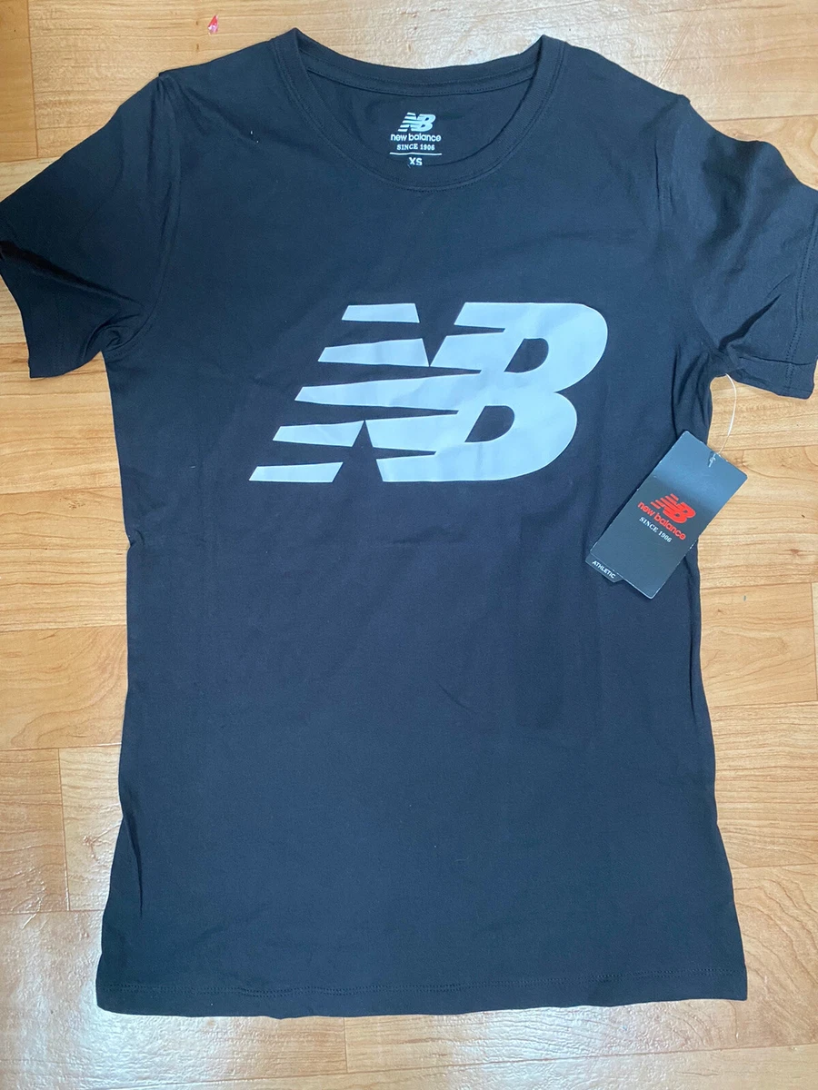 NWT Ladies New Balance Black Tshirt, Sports T Shirt | eBay