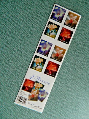 US SC# 3454 - 3457e - FOUR FLOWERS - Booklet Pane of 20 Stamps - MNH (F ...