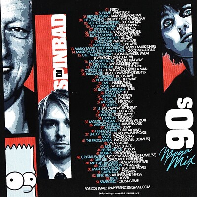 DJ SPINBAD - 90S MEGA MIX - HIP HOP POP NYC MIXTAPE MIX CD | eBay