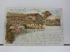 Postcard greeting from the new Bentherberg garden, owner Hans Willecke; lithograph