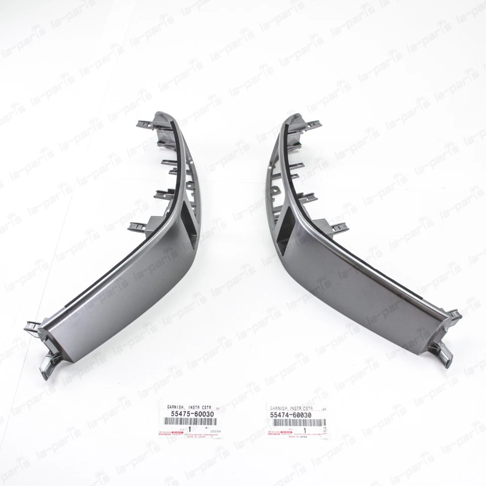 PAR de adornos de panel de ventilación de aire genuino Lexus GX470 Toyota Land Cruiser Prado Foto 3 de 4