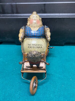 Very Rare 1923 Toonerville Trolley Powerful Katrinka Wind-Up Toy
