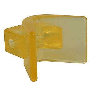 C.E. Smith 29554 Y-Stop 3" x 3" - 1/2" ID Amarillo PVC - Imagen 1 de 1