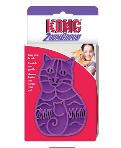 KONG Zoom Groom Katzenschuppen Gummibürste  - Bild 2 von 4