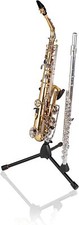 Gator Upright Tripod Stand for Alto and Tenor Saxophones with Peg for Flute