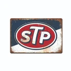 STP RACING FUEL RUSTIC FUNNY 8X12 METAL NOVELTY GARAGE SIGN