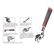 Self Adjusting Locking Wrench Multifunctional  Adjustable Pipe Wrench