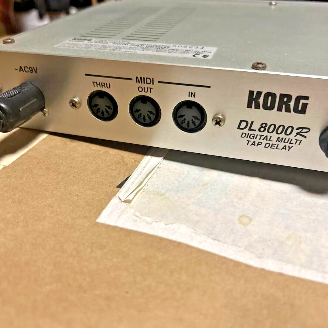 Korg DL8000R Digital Multi Tap Delay Effector Instrument Equipment