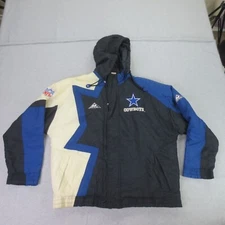 Vintage 90s Dallas Cowboys Puffer Jacket Big Star Logo Men’s Large NFL Pro Line