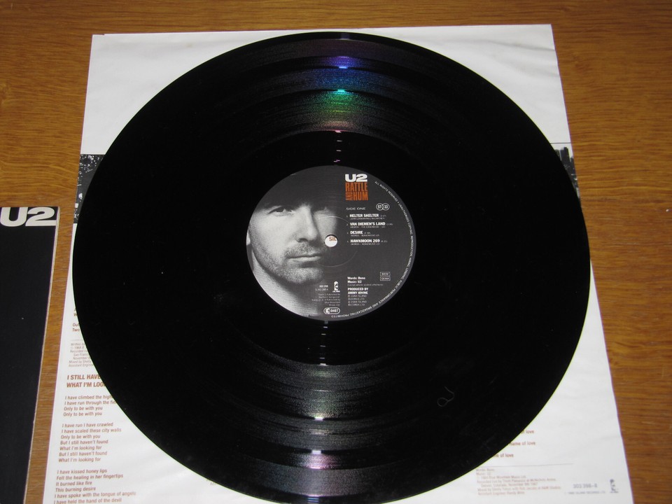 U2 RATTLE AND HUM 1988 GERMAN VINYL LP eBay