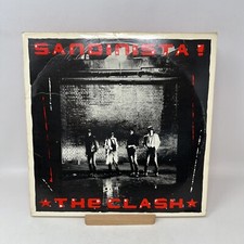THE CLASH SANDINISTA TRIPLE VINYL LP Original US Pressing  BOOKLET