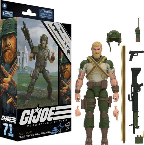 Hasbro Collectibles G.I. Joe Classified Series 71 Craig “Rock 'N Roll”  In-Stock