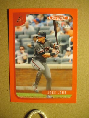 2020 Topps Total Wave 2 Red Parallel Jake Lamb #113 - 3/10