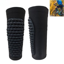 1Pair Honeycomb Soccer Shin Guards Shin Pads Calf Compression Sock Sleeve Pads