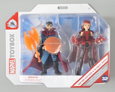 Disney Marvel Toy Box Dr. Strange Scarlet Witch 2 Figure Pack #32 Set NEW