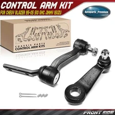 2x Front Pitman Arm & Idler Arm Kit for Chevy Blazer 95-05 S10 GMC Jimmy Isuzu