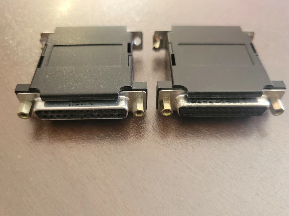 2x DB25 25 Pin Female to Female Parallel Port Null Modem Adapter Gender Changer - Image 3 of 4