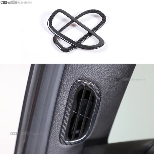 Real Dry Carbon Fiber Full Interior Trim Cover Set Fits Corvette C6 2005-2013 - Picture 15 of 33