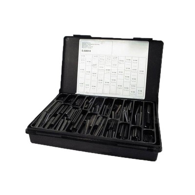 S.68014 Roll Pins - 5/64'' - 1/2'', 346 pcs. (Din: 1481) Compak.