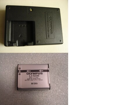 Genuine Olympus Camera LI-50B Battery LI-50C Charger 6000 8010