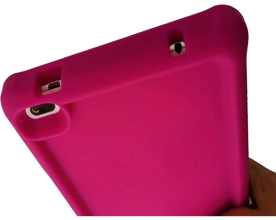 Kid Friendly Hot Pink Rugged Case For Lenovo 8" Tab 4 TB-8504F TB-8504N TB-8504X - Image 3 of 4