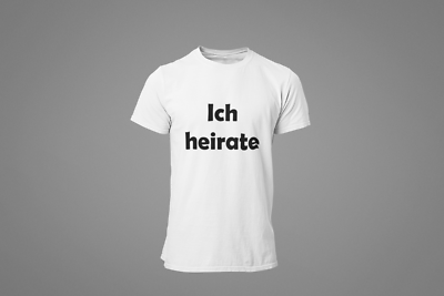 Junggesellenabschied T-Shirt Name Heiratet, Die Anderen Sind Nur Zum Saufen Hier - Herren Fun T-Shirt Zum JGA - Erhältlich In 15 Farben (S - Foto 10