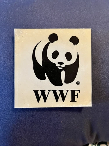 Vintage WWF Panda STICKER 3x3” World WILDLIFE Fund Conservation