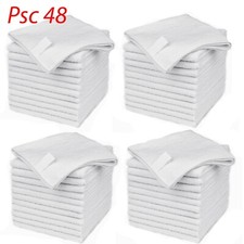 Micro-Fibre 30x30cm White Cleaning Cloths Microfasertuch Amount Selectable 48ps