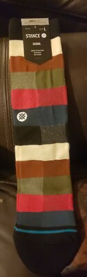 Stance Mens CRYPTIC With INFIKNIT Technology Crew Socks Large