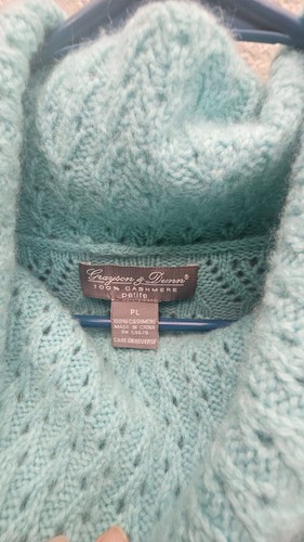 Grayson & Dunn Cashmere Cable Knit Turtleneck Sweater PL - 第 4/4 張圖片