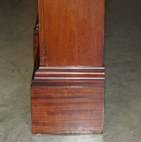 MONUMENTAL 2.4 METER TALL ANTIQUE VICTORIAN MAHOGANY GLAZED LIBRARY BOOKCASE - Picture 23 of 24